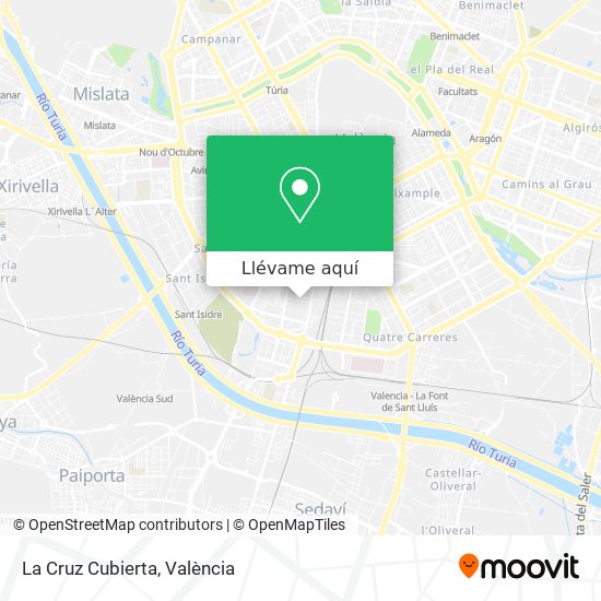 Mapa La Cruz Cubierta