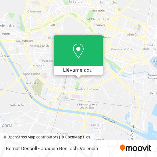 Mapa Bernat Descoll - Joaquín Benlloch