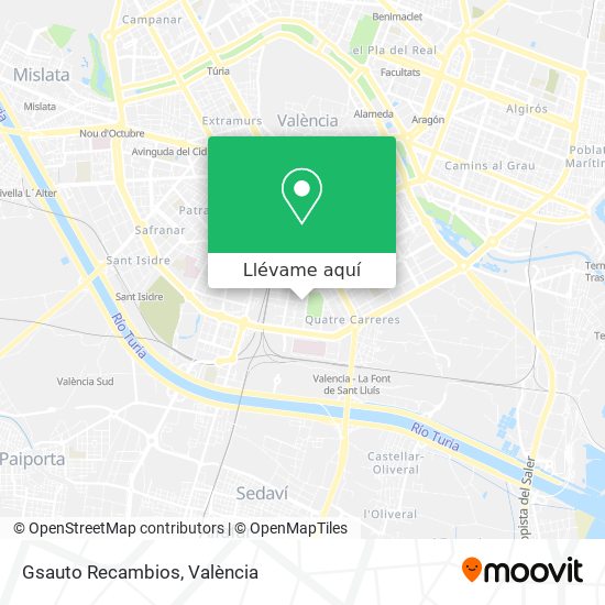Mapa Gsauto Recambios