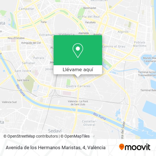 Mapa Avenida de los Hermanos Maristas, 4