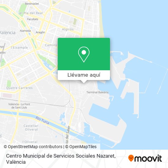 Mapa Centro Municipal de Servicios Sociales Nazaret