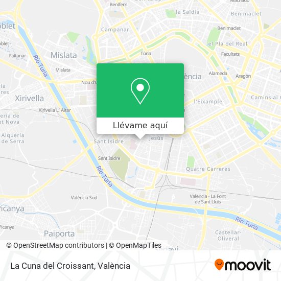 Mapa La Cuna del Croissant