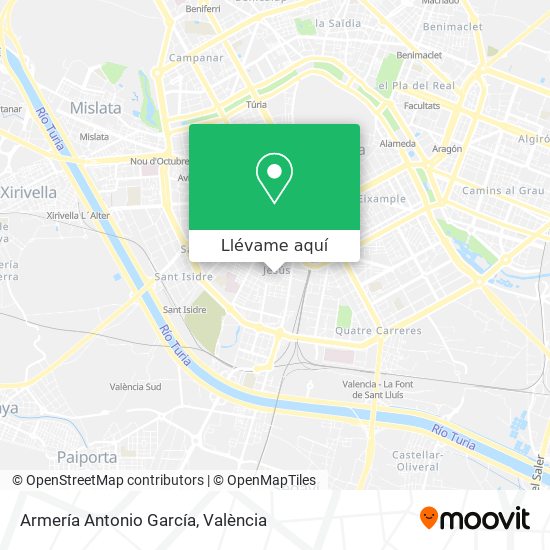 Mapa Armería Antonio García