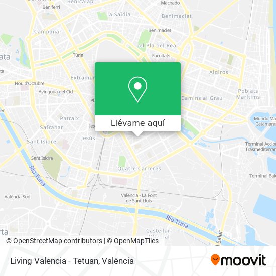 Mapa Living Valencia - Tetuan