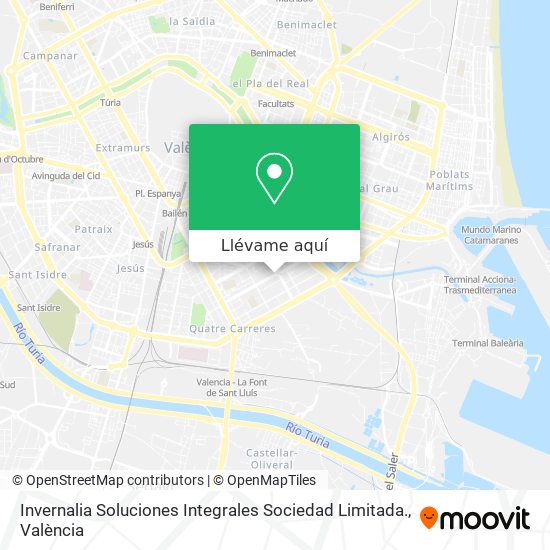 Mapa Invernalia Soluciones Integrales Sociedad Limitada.