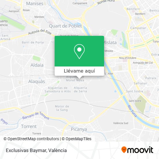 Mapa Exclusivas Baymar