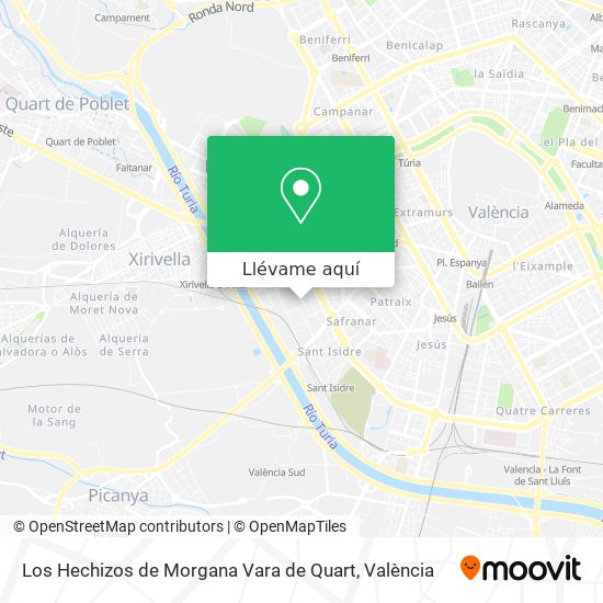 Mapa Los Hechizos de Morgana Vara de Quart