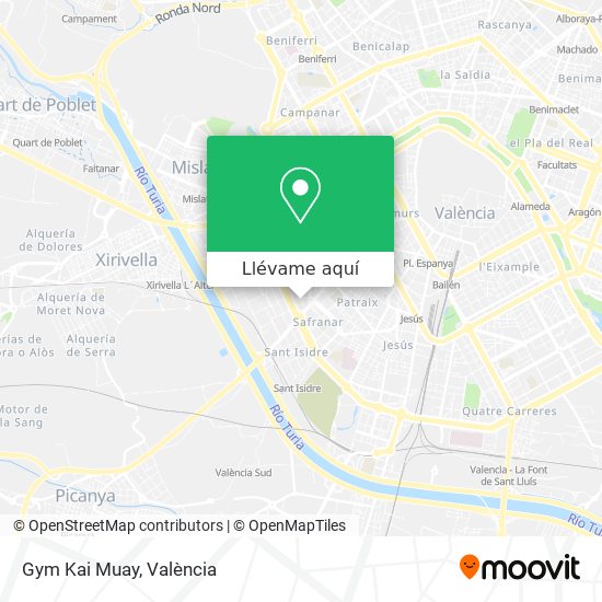 Mapa Gym Kai Muay