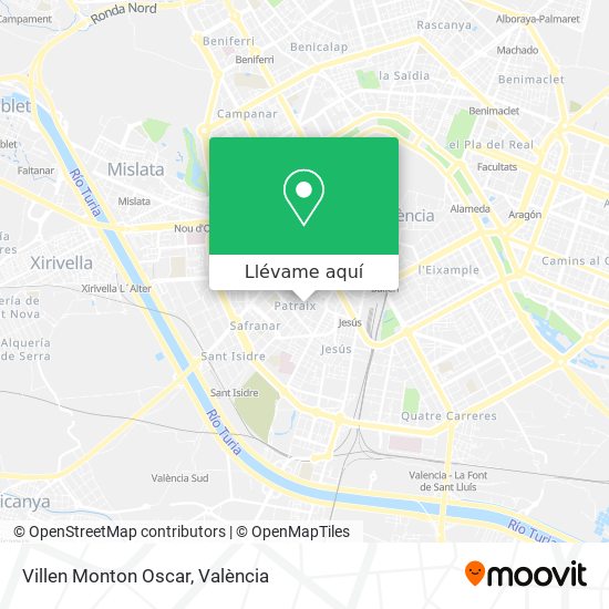 Mapa Villen Monton Oscar