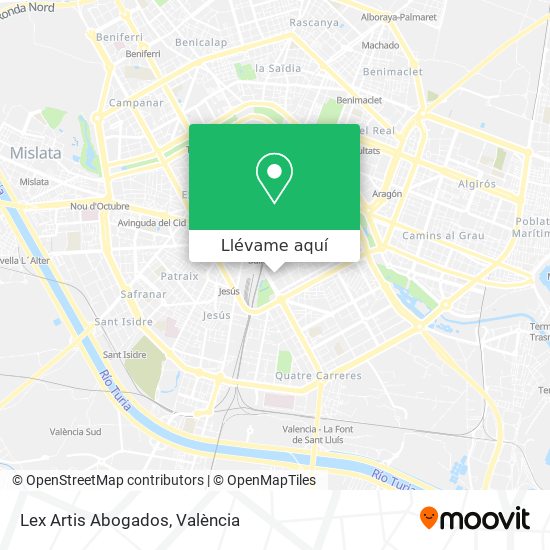 Mapa Lex Artis Abogados