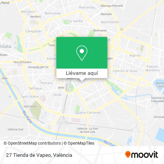 Mapa 27 Tienda de Vapeo
