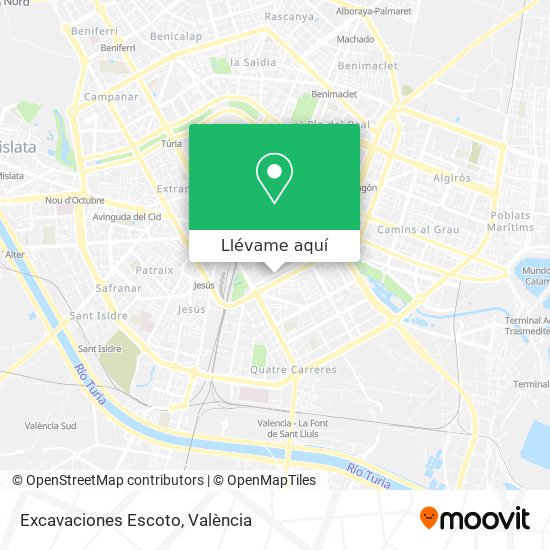 Mapa Excavaciones Escoto