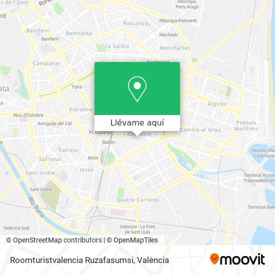 Mapa Roomturistvalencia Ruzafasumsi