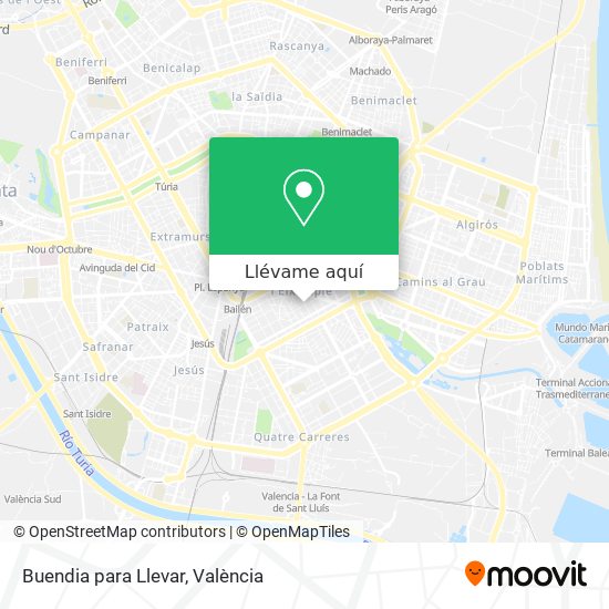 Mapa Buendia para Llevar