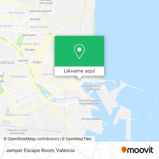 Mapa Jumper Escape Room