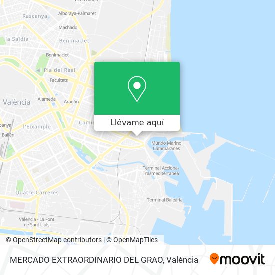 Mapa MERCADO EXTRAORDINARIO DEL GRAO