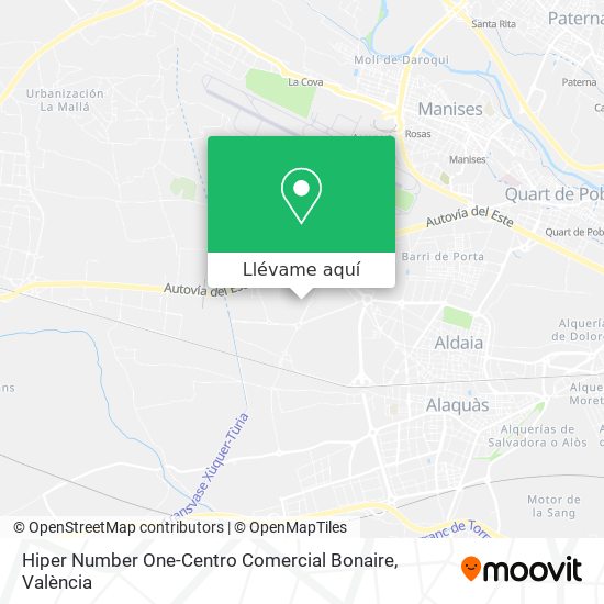 Mapa Hiper Number One-Centro Comercial Bonaire