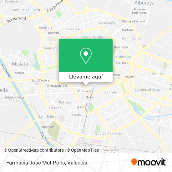 Mapa Farmacia Jose Mut Pons