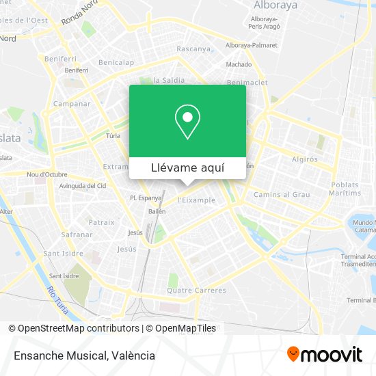 Mapa Ensanche Musical