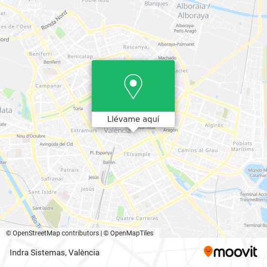 Mapa Indra Sistemas