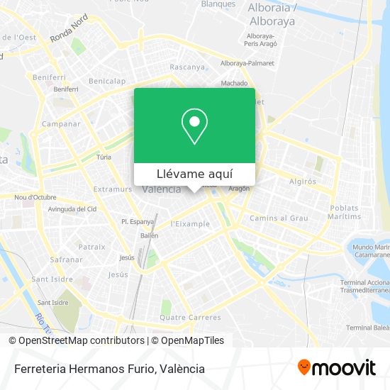 Mapa Ferreteria Hermanos Furio