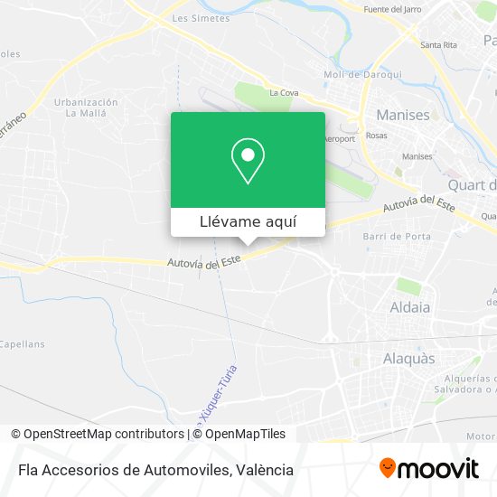 Mapa Fla Accesorios de Automoviles