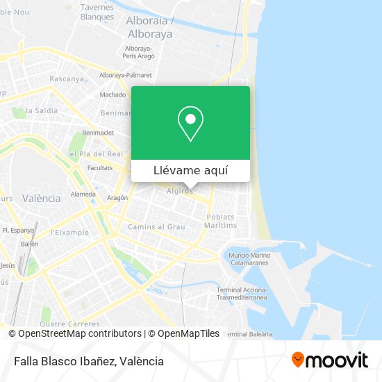 Mapa Falla Blasco Ibañez
