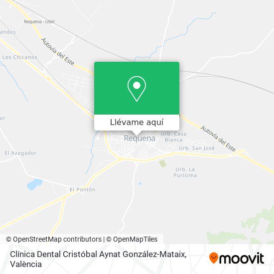 Mapa Clínica Dental Cristóbal Aynat González-Mataix