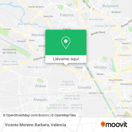 Mapa Vicente Moreno Barbera