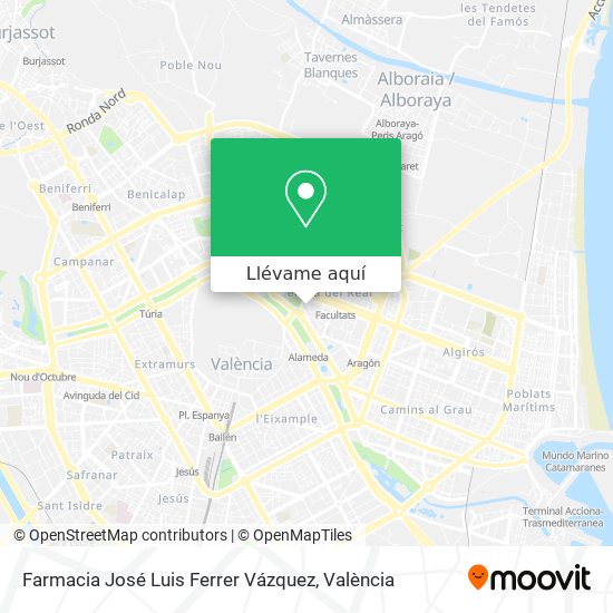 Mapa Farmacia José Luis Ferrer Vázquez