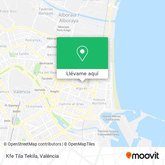 Mapa Kfe Tila Tekila