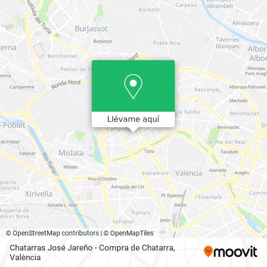 Mapa Chatarras José Jareño - Compra de Chatarra