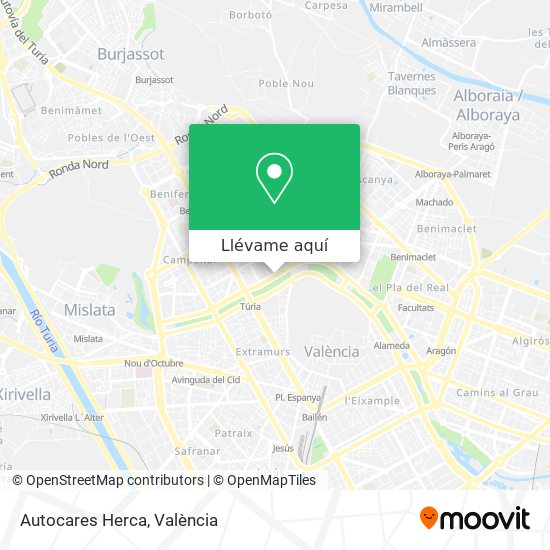 Mapa Autocares Herca