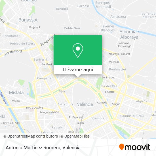 Mapa Antonio Martinez Romero