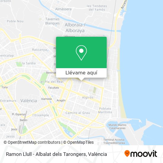 Mapa Ramon Llull - Albalat dels Tarongers