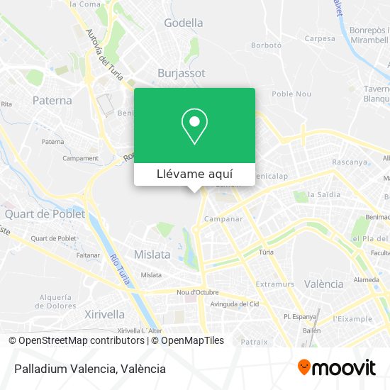 Mapa Palladium Valencia