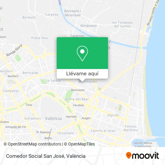 Mapa Comedor Social San José