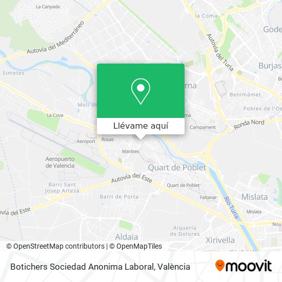 Mapa Botichers Sociedad Anonima Laboral