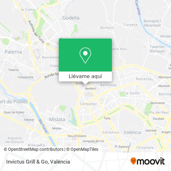 Mapa Invictus Grill & Go