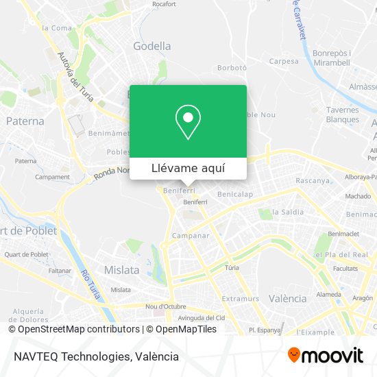 Mapa NAVTEQ Technologies