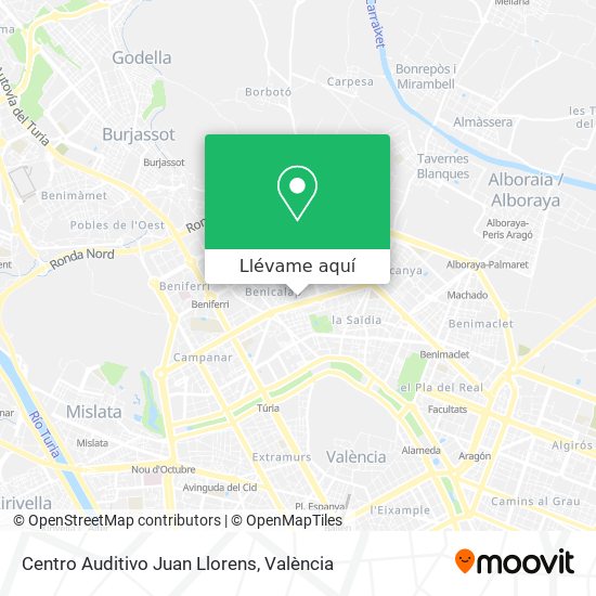 Mapa Centro Auditivo Juan Llorens
