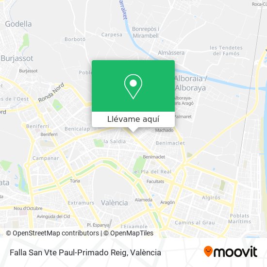 Mapa Falla San Vte Paul-Primado Reig