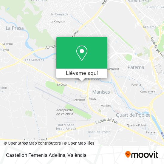 Mapa Castellon Femenia Adelina