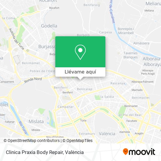 Mapa Clinica Praxia Body Repair