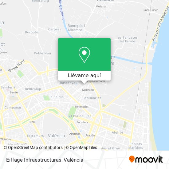 Mapa Eiffage Infraestructuras