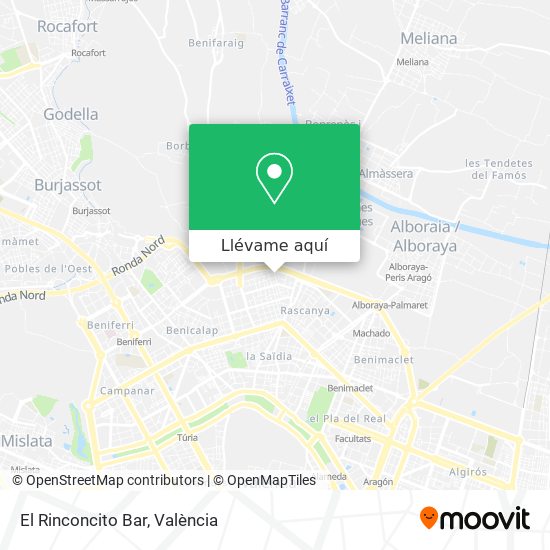 Mapa El Rinconcito Bar