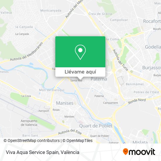 Mapa Viva Aqua Service Spain