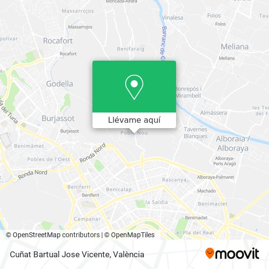 Mapa Cuñat Bartual Jose Vicente