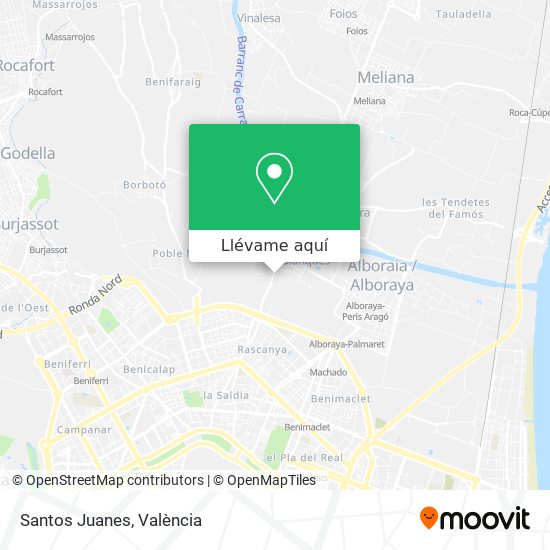 Mapa Santos Juanes