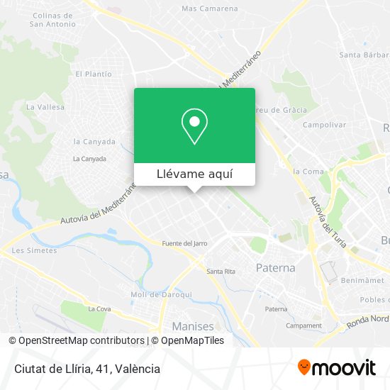 Mapa Ciutat de Llíria, 41